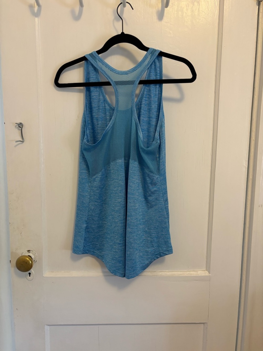 Women's Performance Racerback Tank Top - Blue - Picture 2 of 2